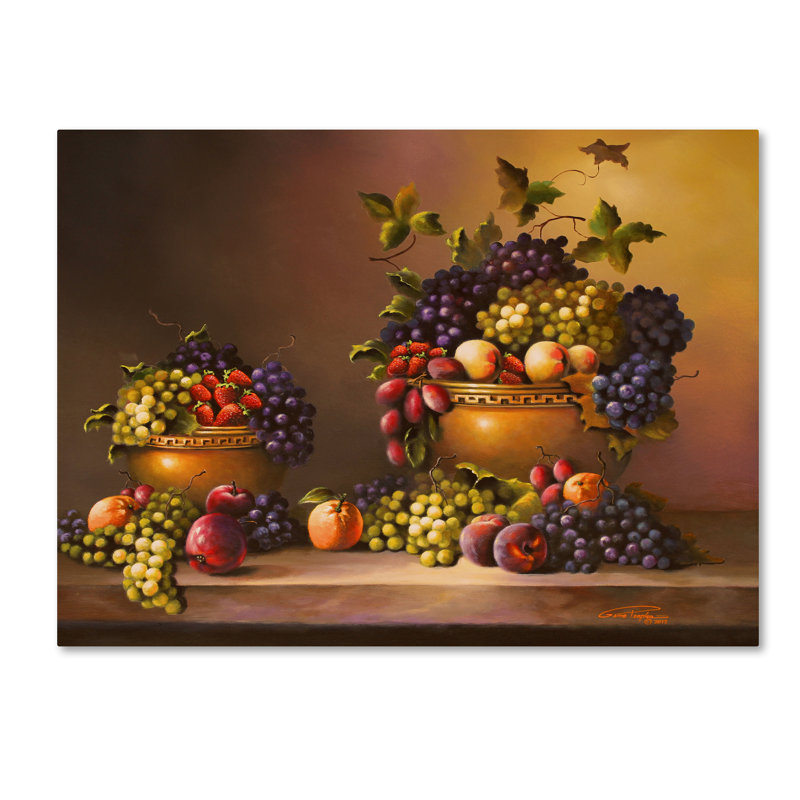 «Fresh From the Garden» par Geno Pe People, reproduction sur toile, H 18 po x l 24 po