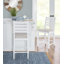 Sandra Upholstered Counter Stool with Solid Wood Frame