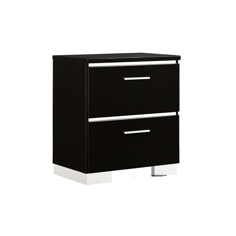 Table de chevet Contemporary, Noir