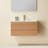 Wall Mounted & Floating Single Vanity with Ceramic Sink-1684069271