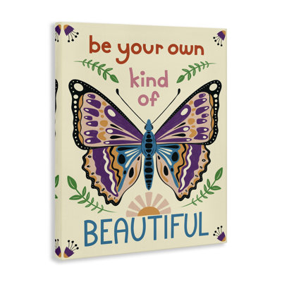 Your Your Beautiful Butterfly, art mural sur toile par Carrie Cantwell bp-969_CN