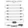 Inlight 12-inch Plug-in LED Under Counter Lights for Kitchen, Pack of 6