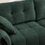 Canapé modulaire en chenille capitonné avec 2 repose-pieds et coussins Dengler-119462379-112556408