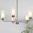 5-Light Dimmable Shaded Chandelier-1570108908