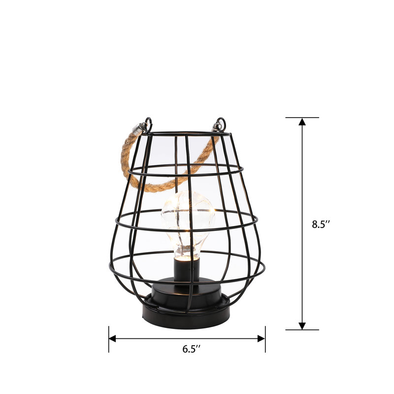 Lanterne décorative sans fil H 8,5 po