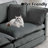 Haninerm Chenille Round Arm Loveseat-1428280040-1438211861
