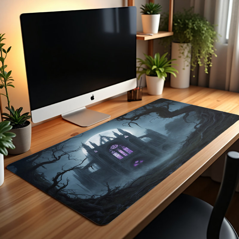 Polyester Desk Pad, 14.4x12.1