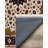 Madeline Collection Digital Print Cotton-Polyester Brown Colorful Moroccan Rug-1053515682