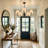 5-Light Transitional Pleated Fabric Pendant Light-2046957281