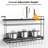 Pot Rack Wall Mounted, 22''-30'' Length Expandable
