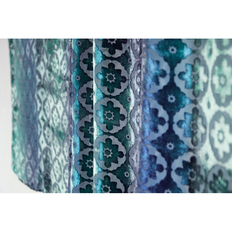 Small Moroccan Silk Throw, Shark, 52" W x 74" L