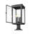 Stephan Sand Black 4 Light Outdoor Pier Mounted Fixture