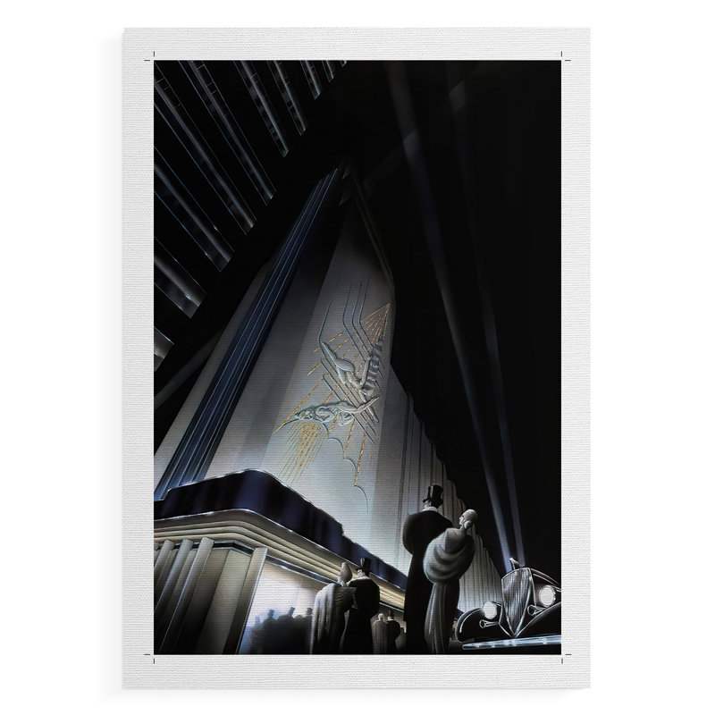 Ouverture de la nuit - Impression sur toile seulement - NON-CADRE, H 12 po x l 8 po