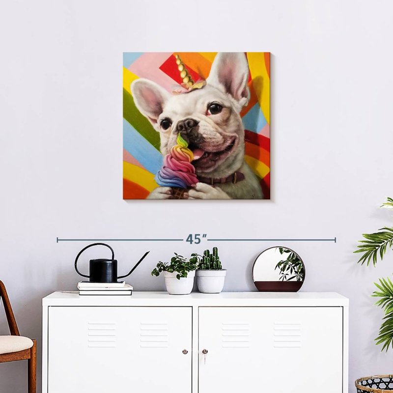 Crowle Rainbow Party, 24" H x 24" W