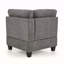 Canapé d'angle modulaire en chenille gris avec combinaison de bricolage, idéal pour des sièges polyvalents et confortables dans n'importe quelle pièce