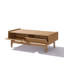 Table basse de style moderne Mid-Century avec rangement caché 47,3 po Eric
