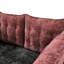 Canapé de chaise longue moderne à 2 places 54,7 po avec accoudoirs moelleux pour salon et appartement