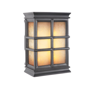 Hand-Carved Window Pane Lighted Door Chime