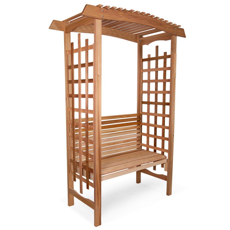 Tonnelle de jardin avec banc Turan l 60 po x P 25 po