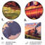 «Sunset Train Voyage In USA I», art mural en métal-1971588160