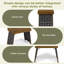 Table d'appoint pliable
