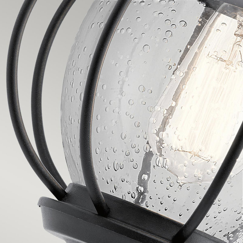 Welding Black 30.7cm H Outdoor Wall Lantern