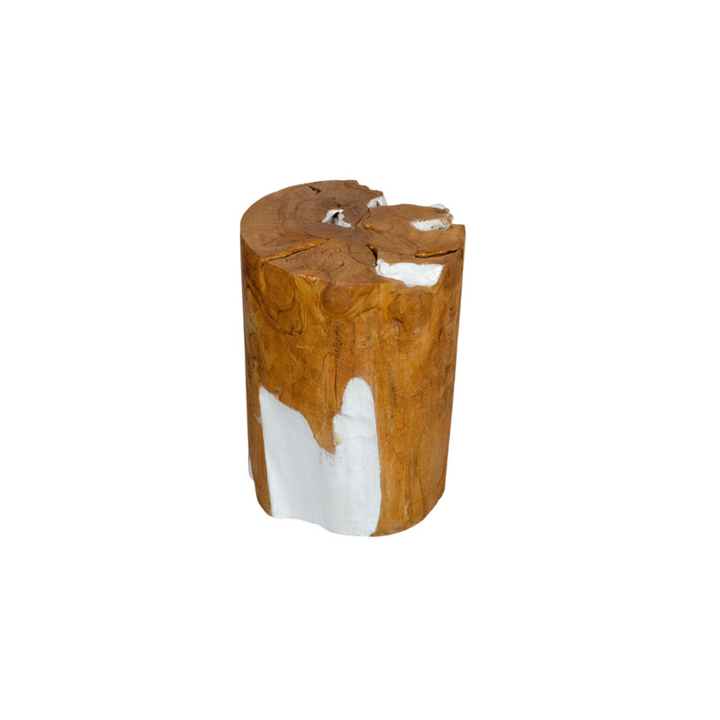 Tabouret cylindrique en teck