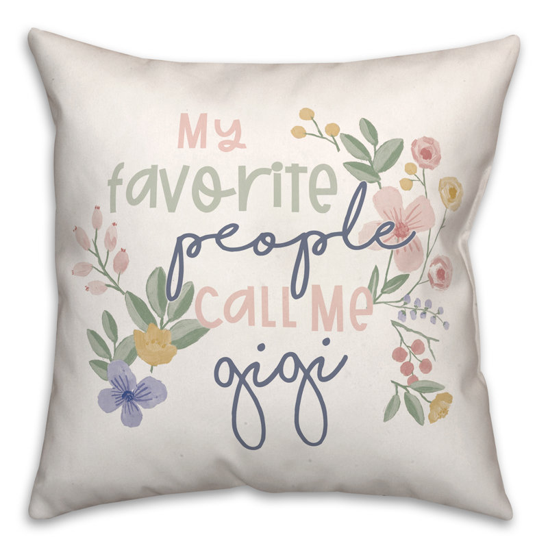  Housse de coussin et insert My My People People Call Me Gigi