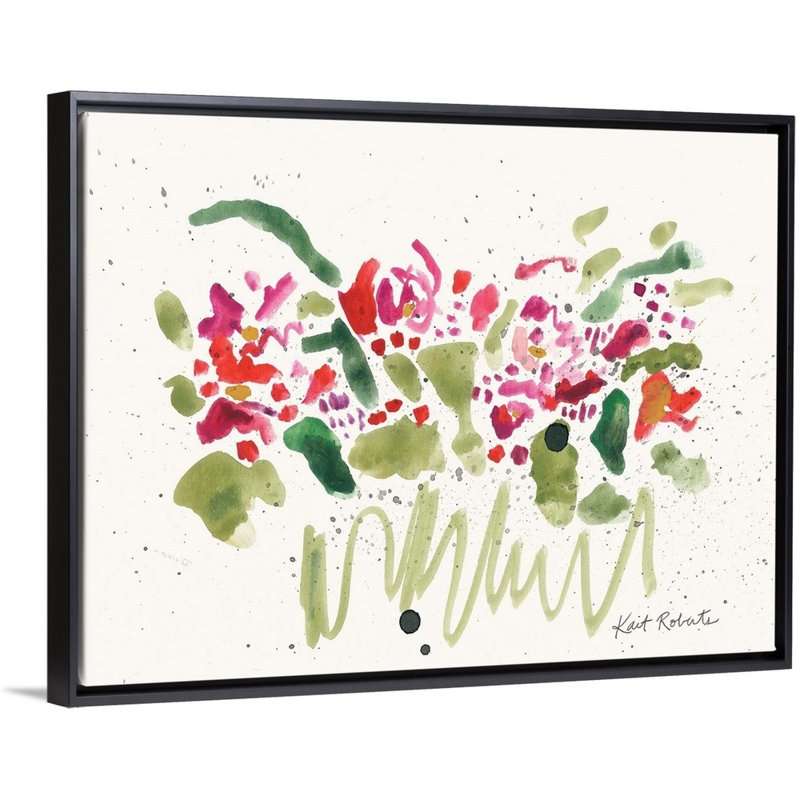 " Summer Morning " by Kait Roberts Painting Print, Black Framed, 14" H x 18" W x 1.75" D