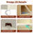 4 Tier Plastic Storage Bins With Lids, Stackable Storage Containers with Wheels, Folding Storage Boxes, Collapsible Storage Bins, Cabinets