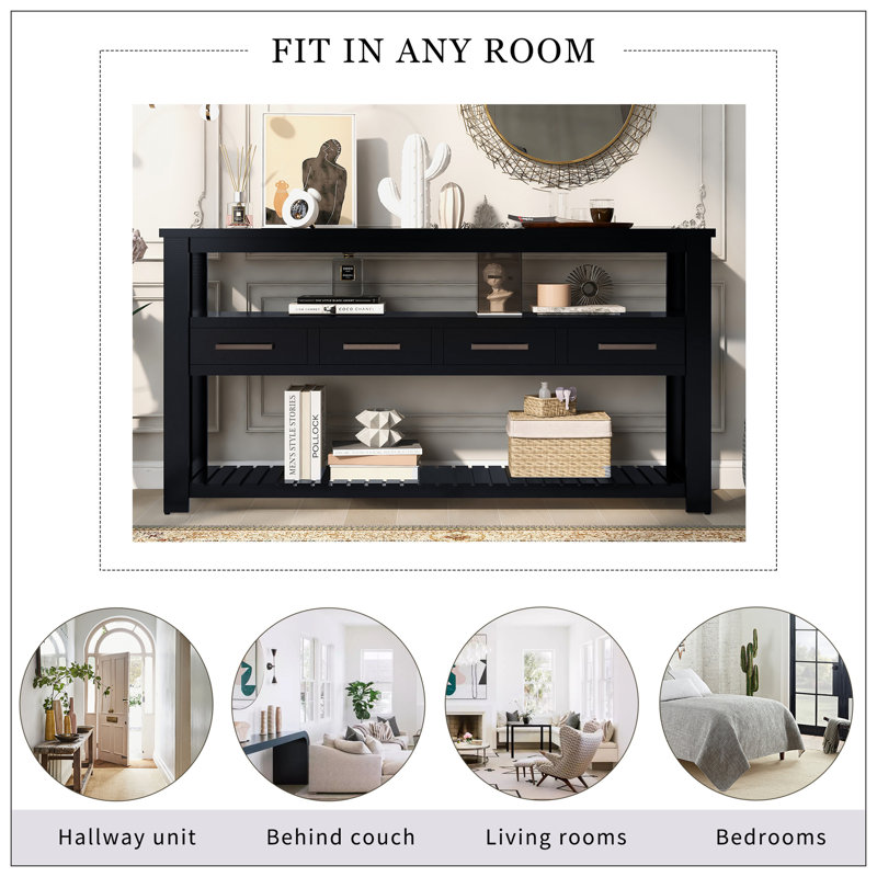 Console pour le salon, Black