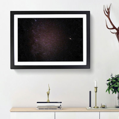 Starry Sky in Pink in Abstract - Picture Frame Graphic Art Print