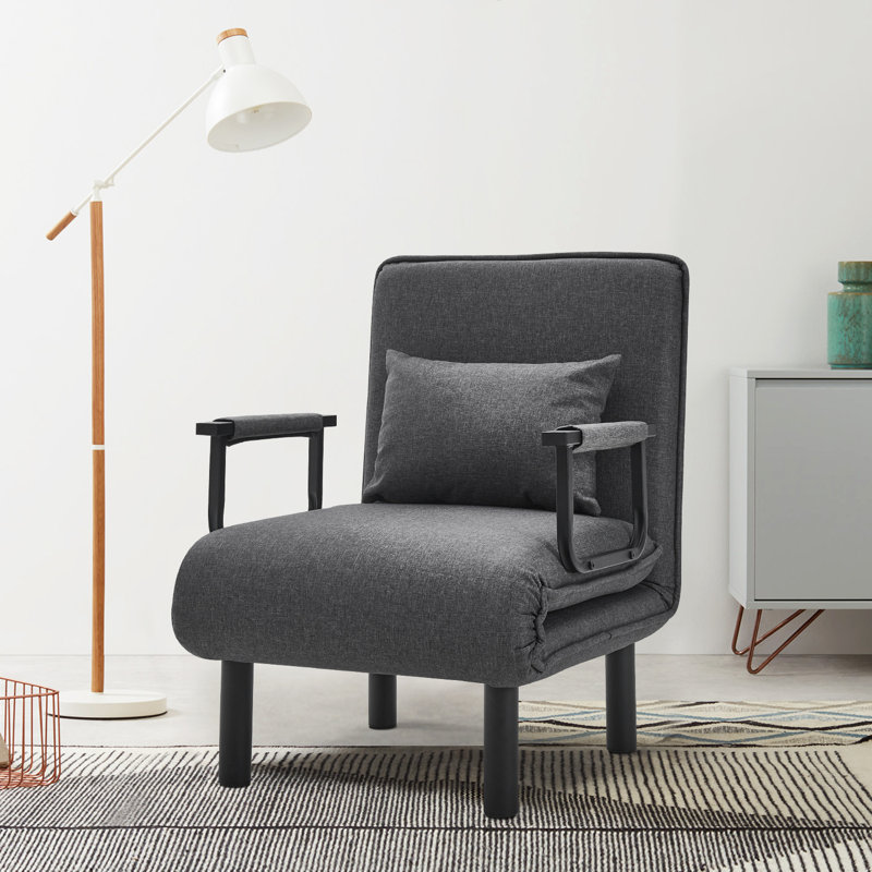 Shana Upholstered Accent Chair, Grey