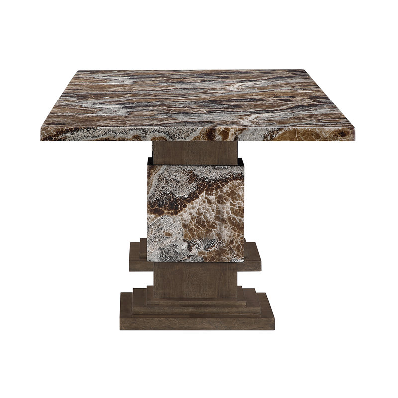 D12 BROWN DINING TABLE