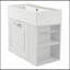 Meuble-lavabo mural 21,8 pouces avec porte-papier hygiénique-2102459145