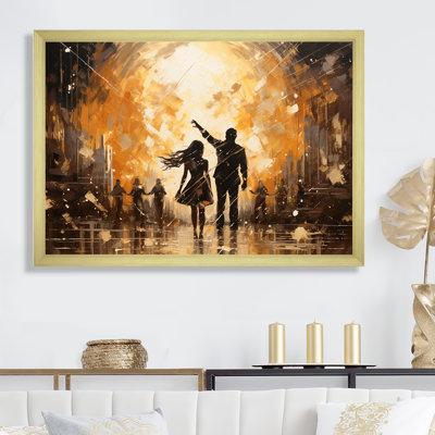 Disco Dazzle Dancer Complicity sur toile