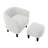 Upholstered Chair With Ottoman-770645367