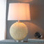 Lampe de table avec base en papier beige (ampoule non incluse)
