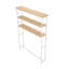 3-Tier Wood-Grain Narrow Console Table