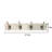 8 - FantasHome 18" Lobine Wall Mounted Hook Rack with 4 Hooks - White/Silver