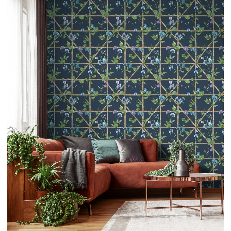 Papier peint Trailer Floral Trellis