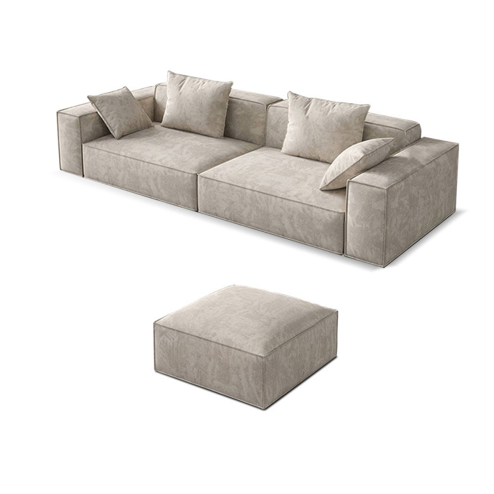 Hokku Designs Beige 100% Polyester 2 - Piece Living Room Set | Wayfair