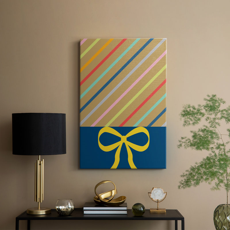 Stripes -Custom Wrapped Gallery Cavas, 18" H x 12" W