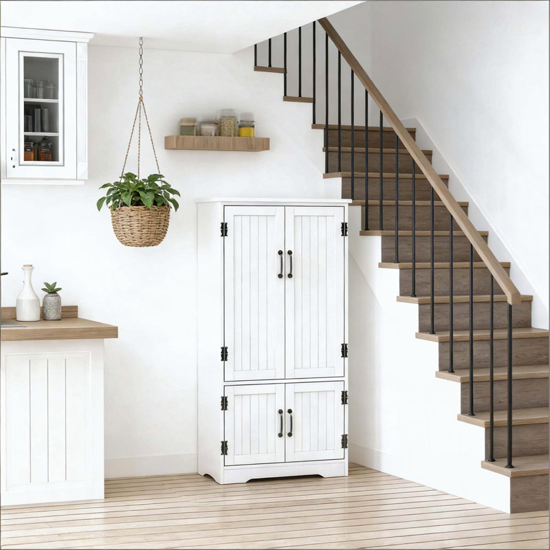 Armoire de cuisine autoportante, armoire de maison de ferme, armoire de rangement décorative