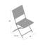 Chaise d'appoint d'extérieur en métal Femme