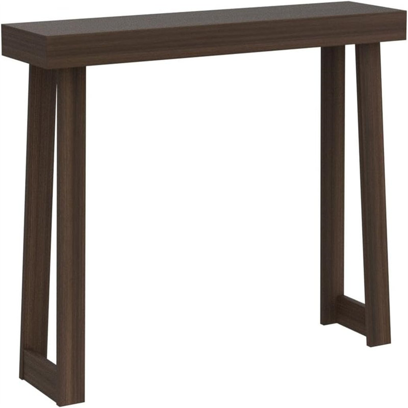 Bahez Solid Wood Console Table, 36" W, Walnut