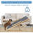 Adjustable Wooden Pet Ramp – for Dogs and Cats, Non-Slip Surface, Foldable, and Easy to Store