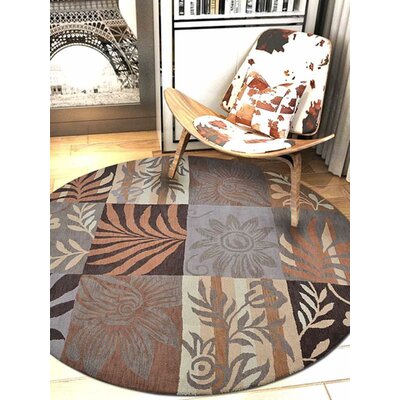 Cohocton HAND TUFTED WOOL ECO-FRIENDLY AREA RUGS, Multicolor Color, Floral Design -  Alcott HillÂ®, D116378559B94768810FB17E377CDF33