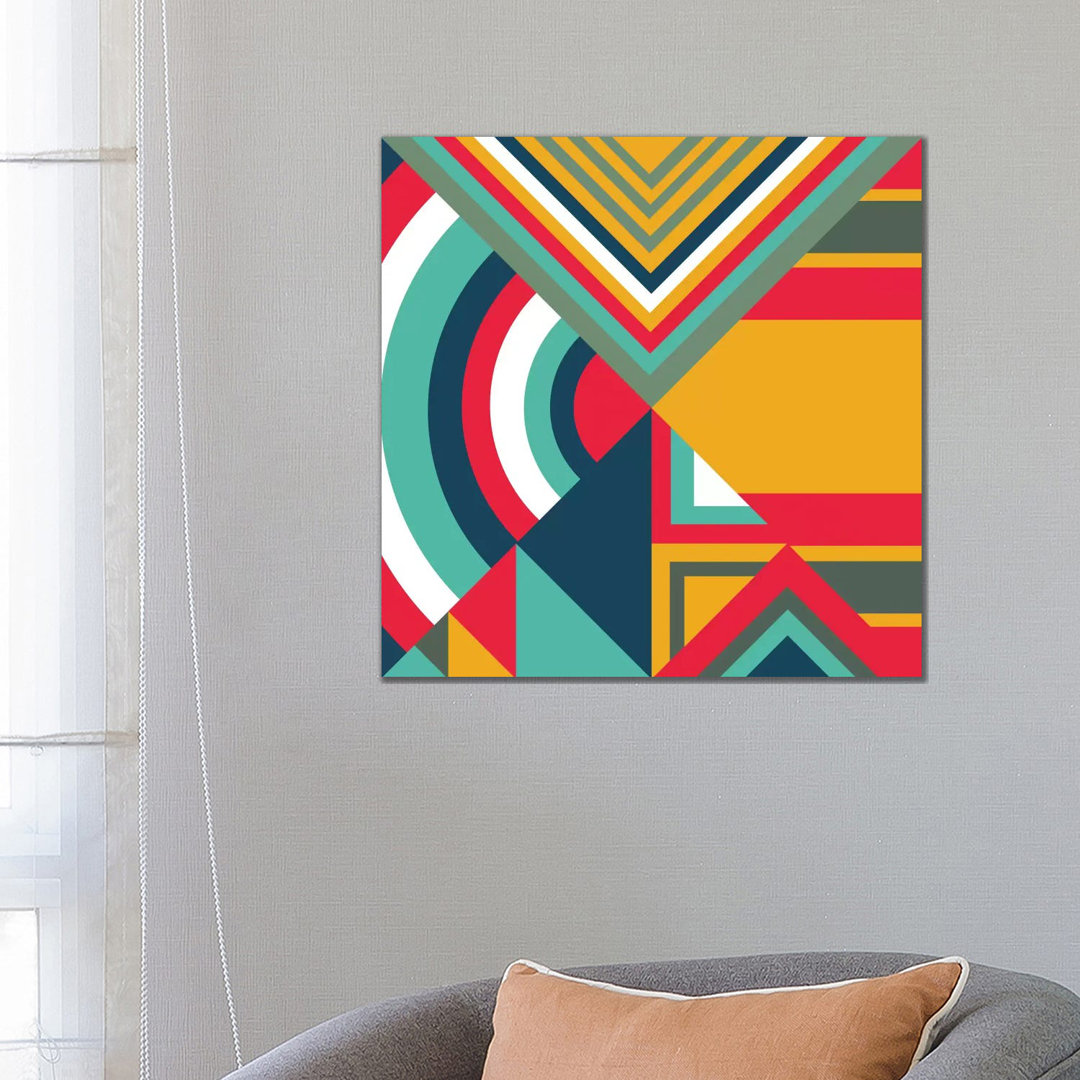 Tribal I von Susana Paz - Galerieverpackte Leinwand Giclée auf Leinwand ohne Rahmen