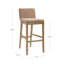 Tabouret de bar à dossier exposé avec pieds en bois massif, ensemble de 4-1593326194-1593326196-1593326197